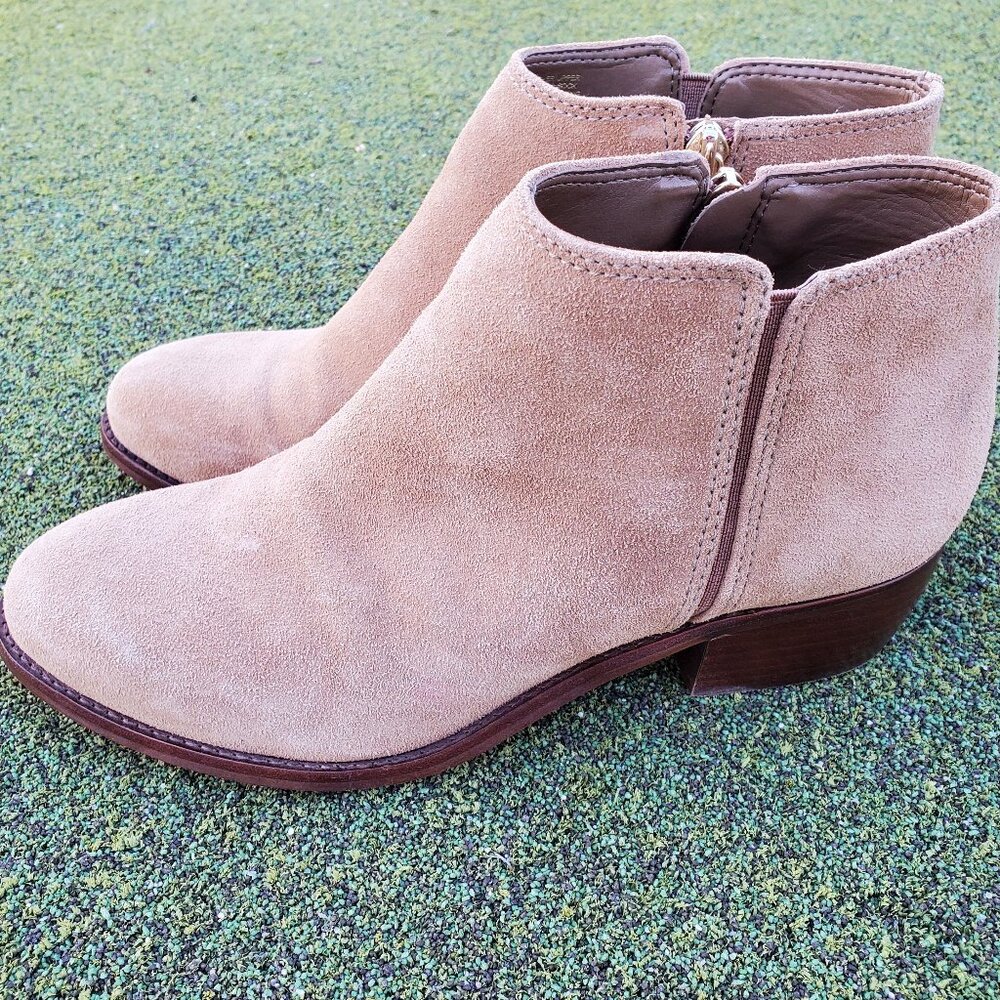 Antonio Melani Paxt Suede Tan Casual ankle boots